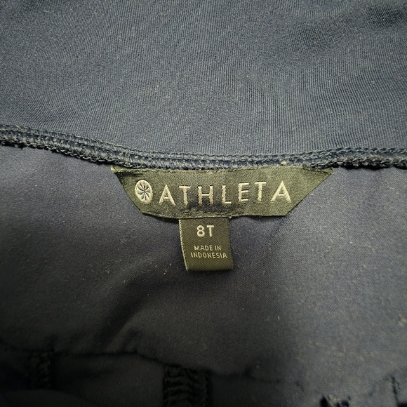 Athleta Joggers Womens Size 8T With Pockets Navy Blue - Picture 10 of 10